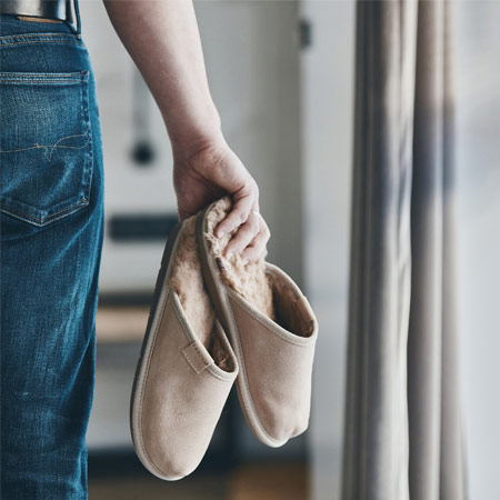 Highland leather slippers